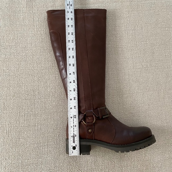 Miz Mooz Pippy Knee High Brown Leather Harness Boot - Size 8/EU 39 - Picture 8 of 14